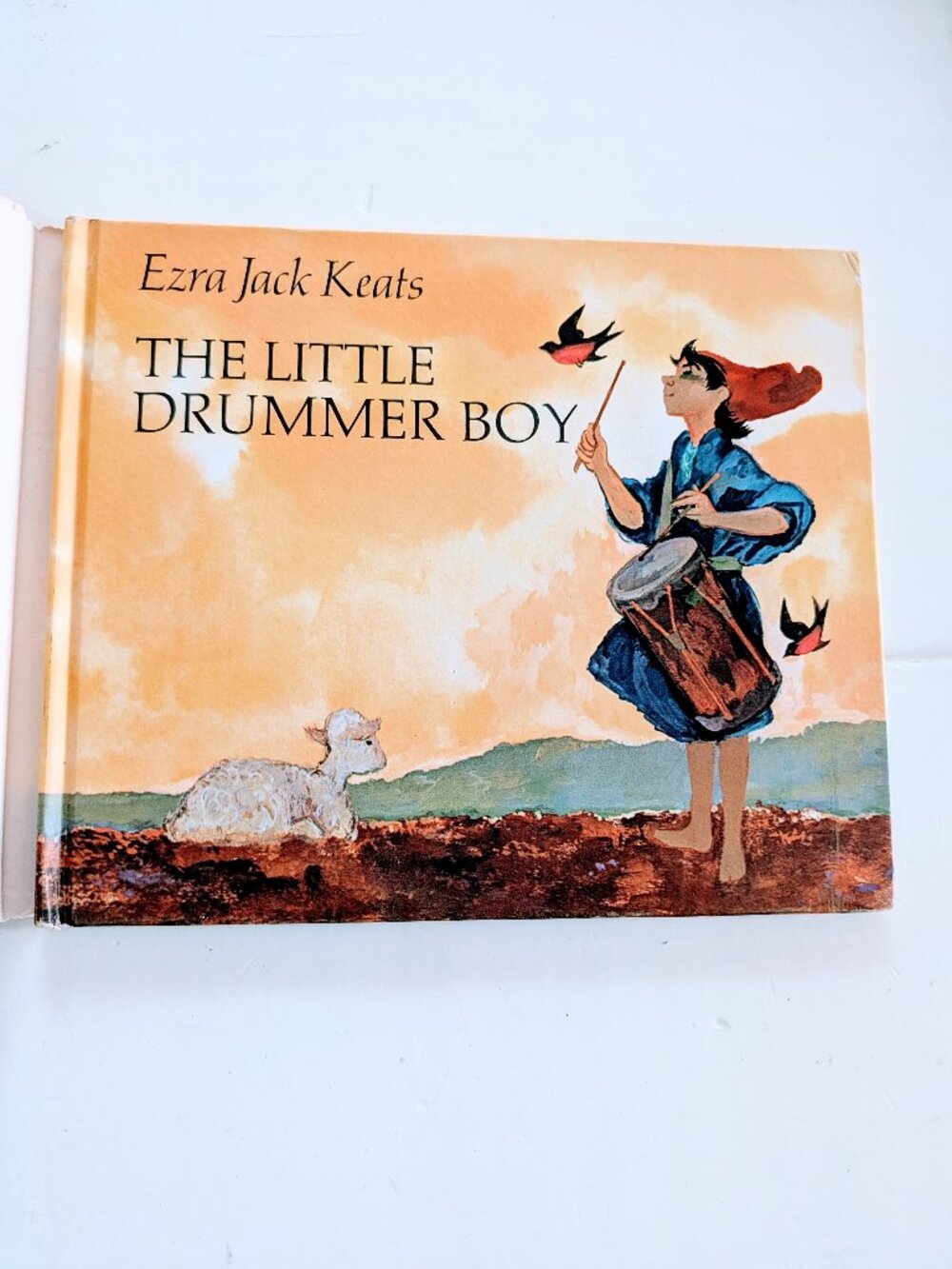 VTG 1968 The Little Drummer Boy Ezra Jack Keats 1st Edition HC DJ Macmillan